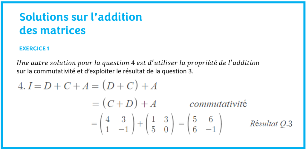 Solution exercice 1 