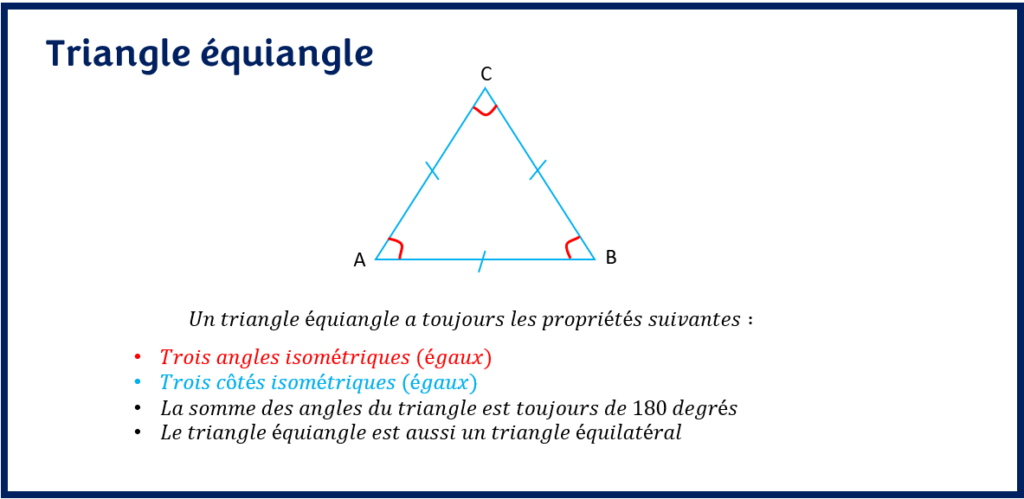 Triangle équiangle